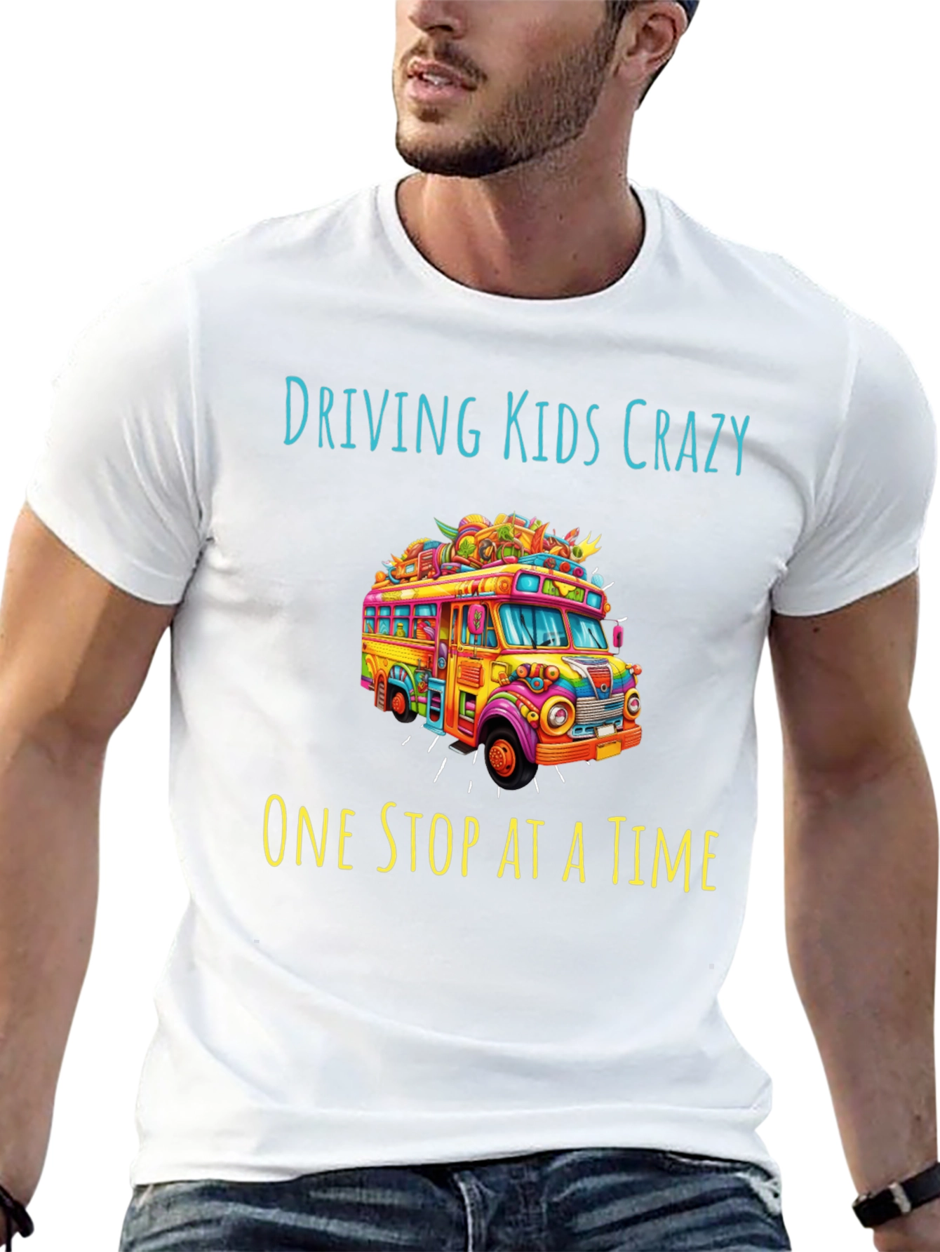 Camiseta Negra Driving Kids Crazy