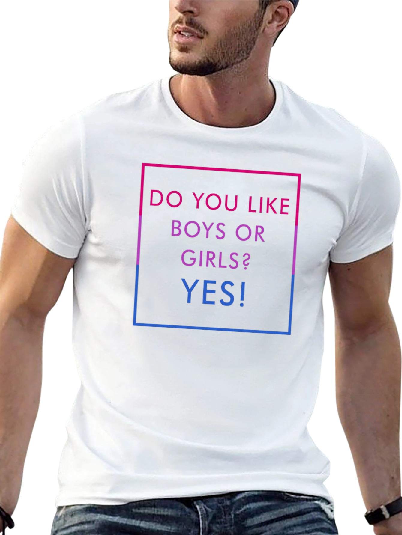 Camiseta Bisexual: ¿Chicos o Chicas? ¡Sí!