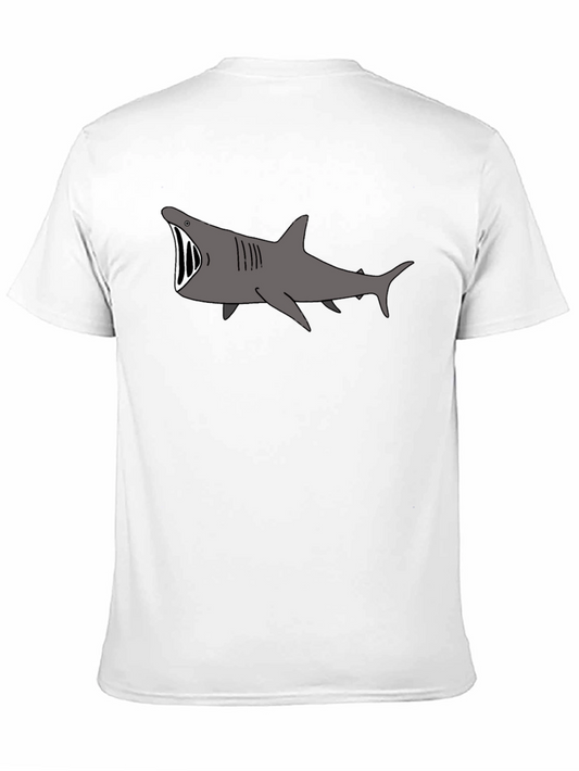 Camiseta Negra con Tiburón Boca Abierta