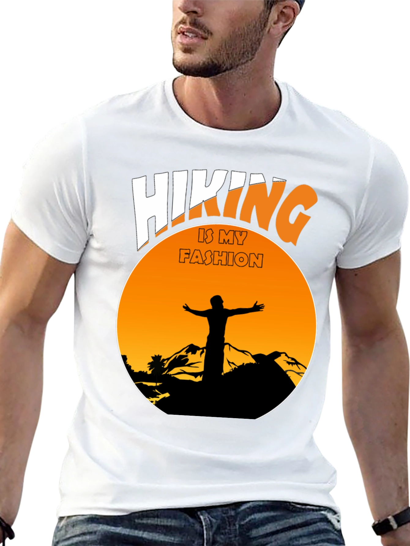 Camiseta Negra Hiking is My Fashion