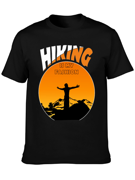 Camiseta Negra Hiking is My Fashion