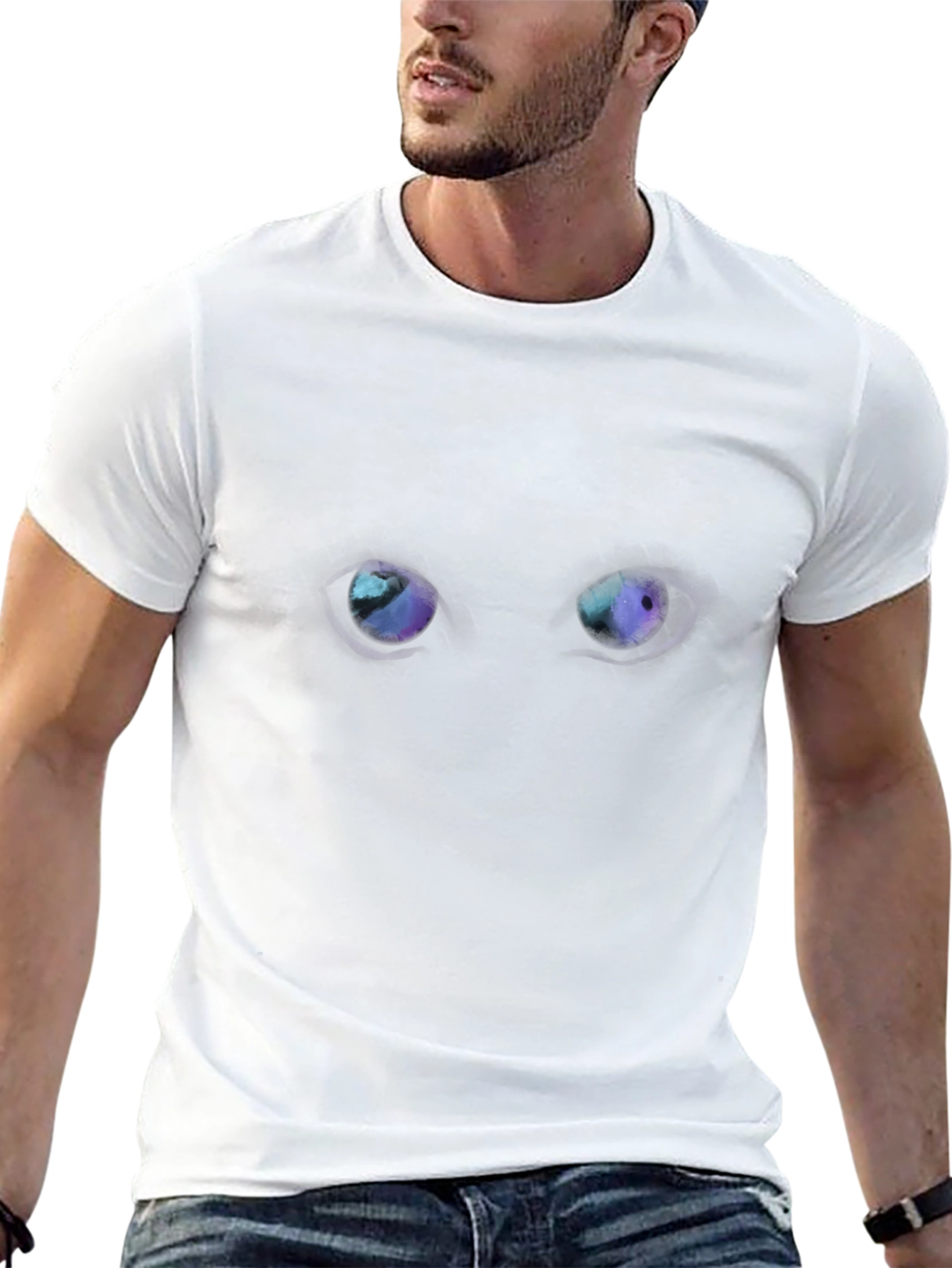 Camiseta Negra Ojos Galácticos