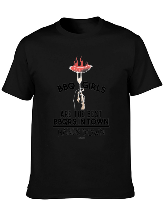 Camiseta Negra BBQ Girls: Asadoras Top
