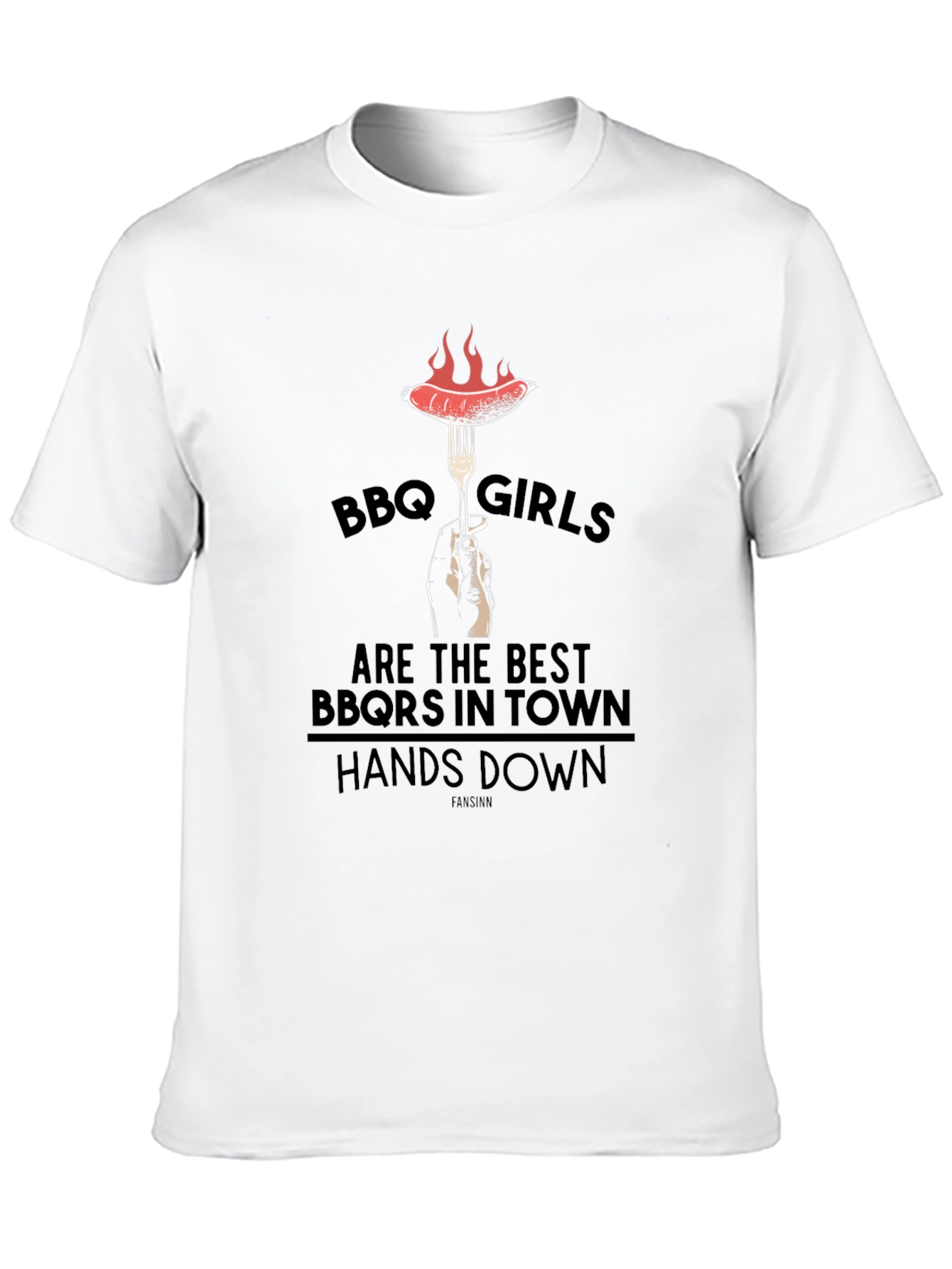 Camiseta Negra BBQ Girls: Asadoras Top