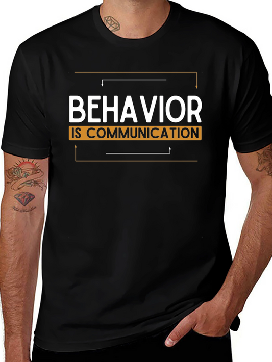 Camiseta Negra: Comportamiento es Comunicación