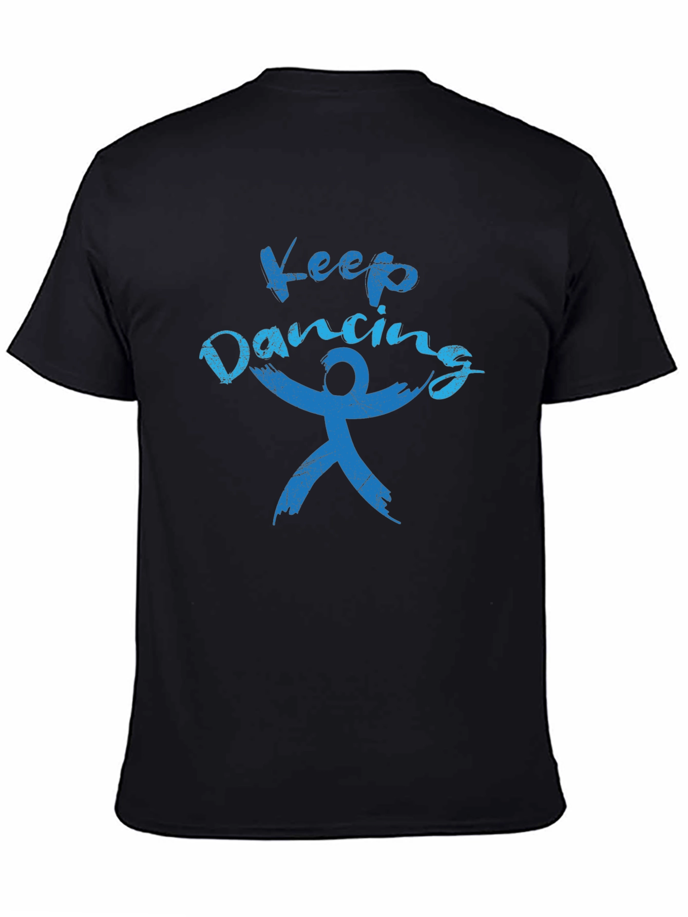Camiseta Negra Keep Dancing Hombre