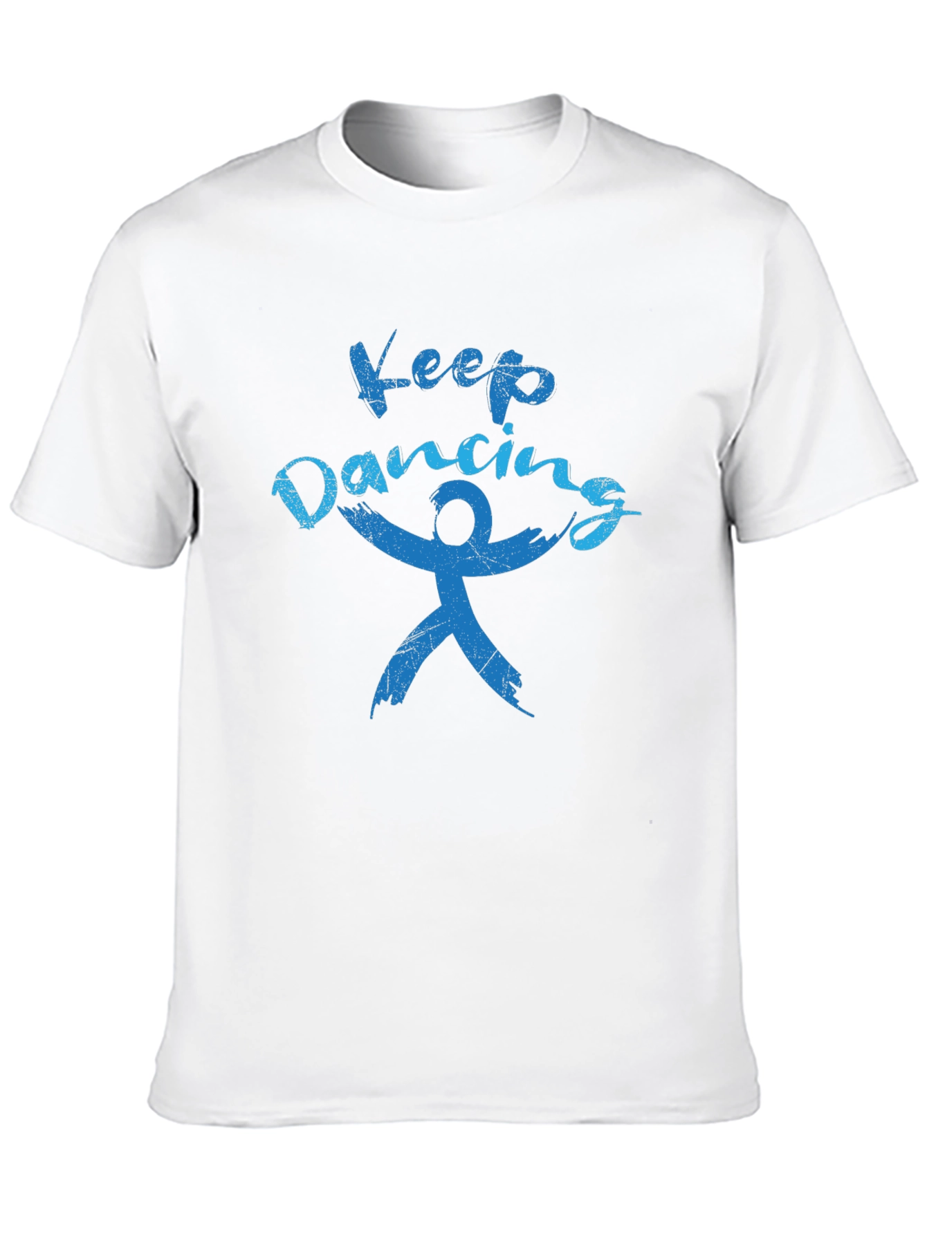 Camiseta Negra Keep Dancing Hombre