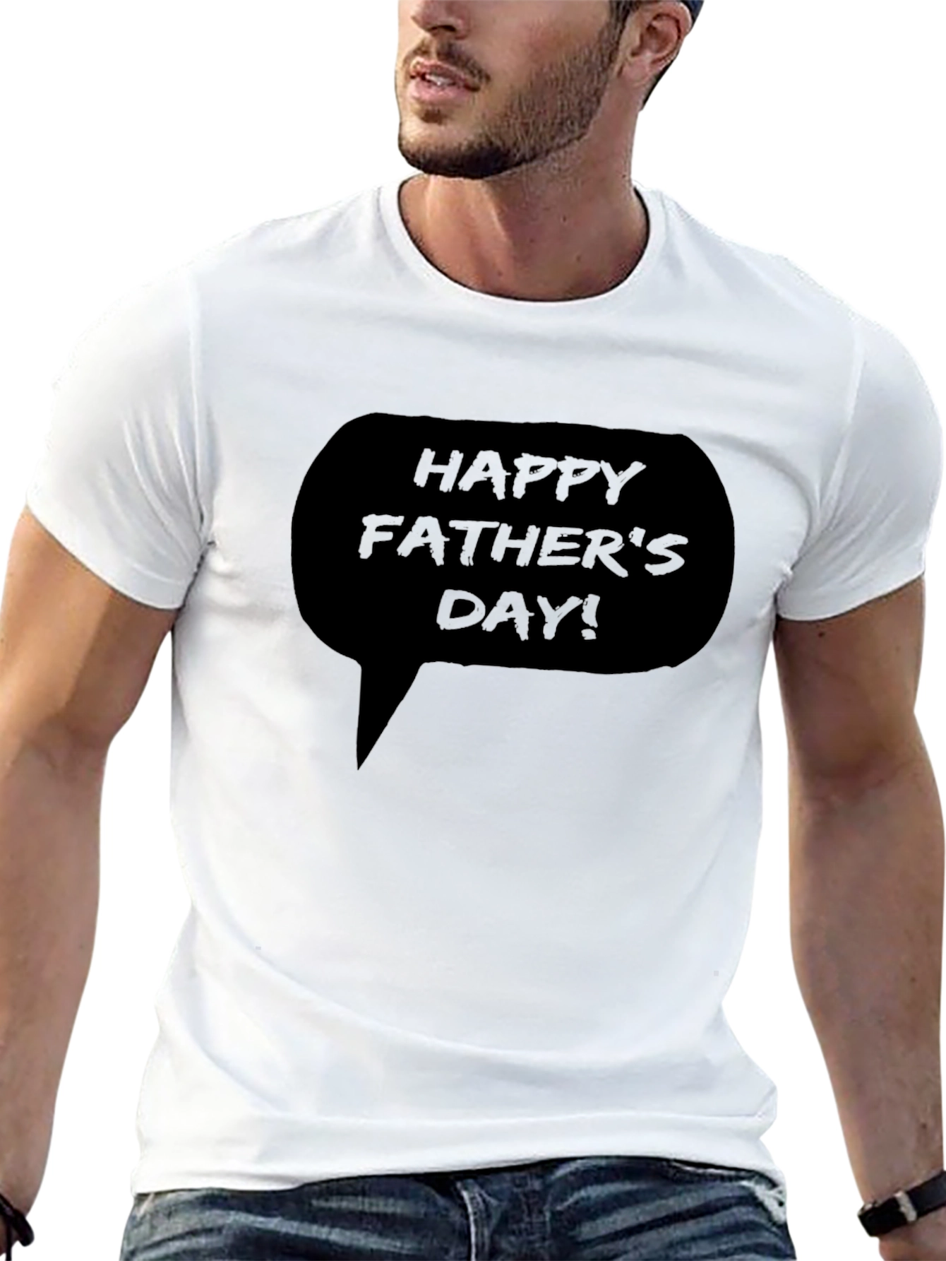 Camiseta Negra: ¡Feliz Día del Padre!