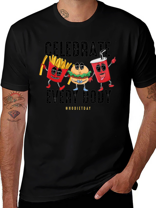 Camiseta Negra Celebrate Every Body #NODIETDAY