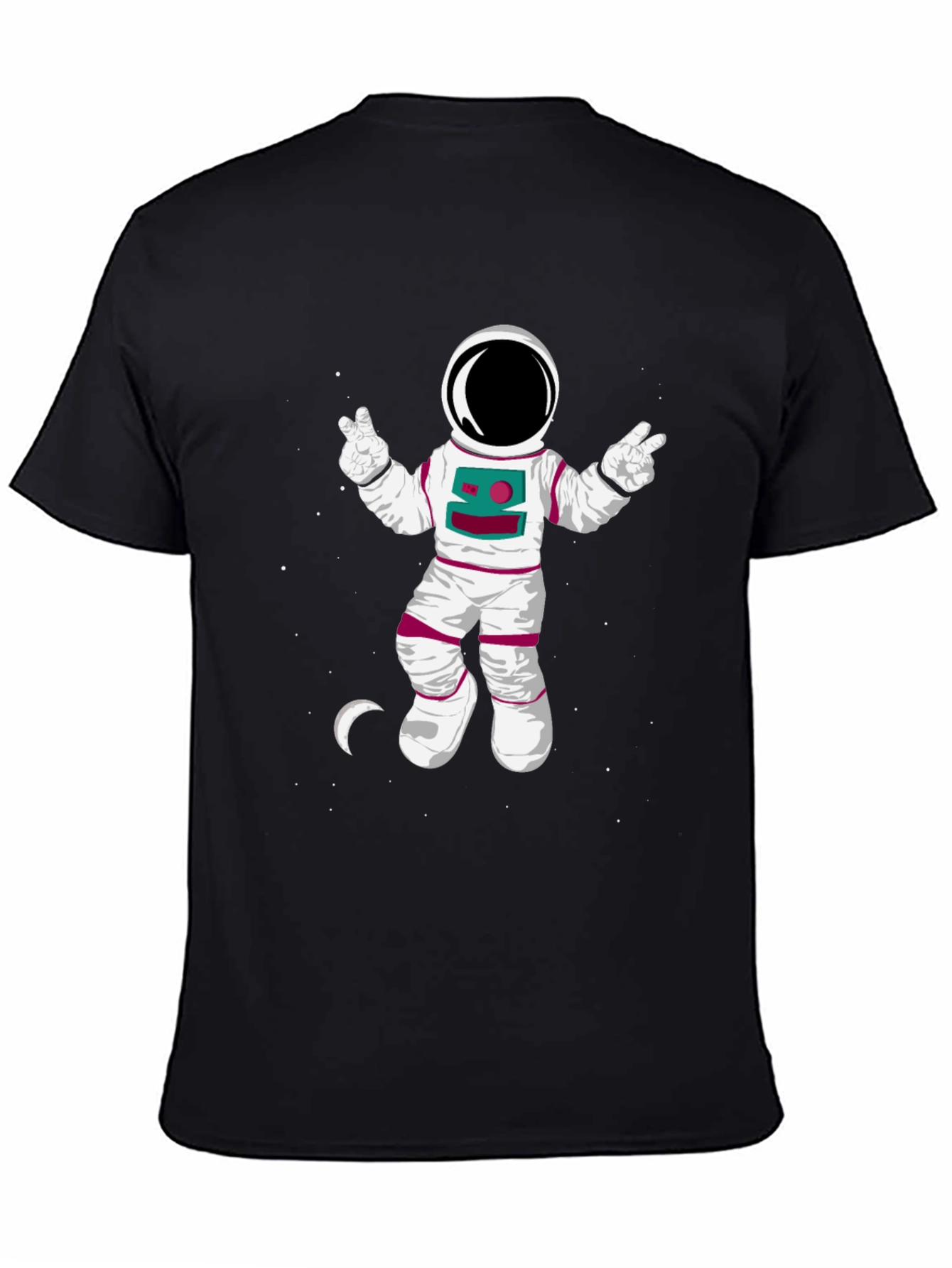 Camiseta Hombre Astronauta Espacial Diseño Divertido