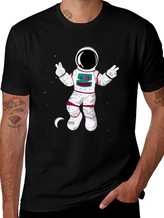 Camiseta Hombre Astronauta Espacial Diseño Divertido