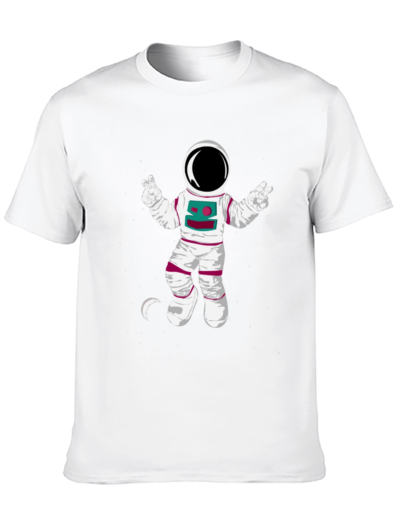 Camiseta Hombre Astronauta Espacial Diseño Divertido
