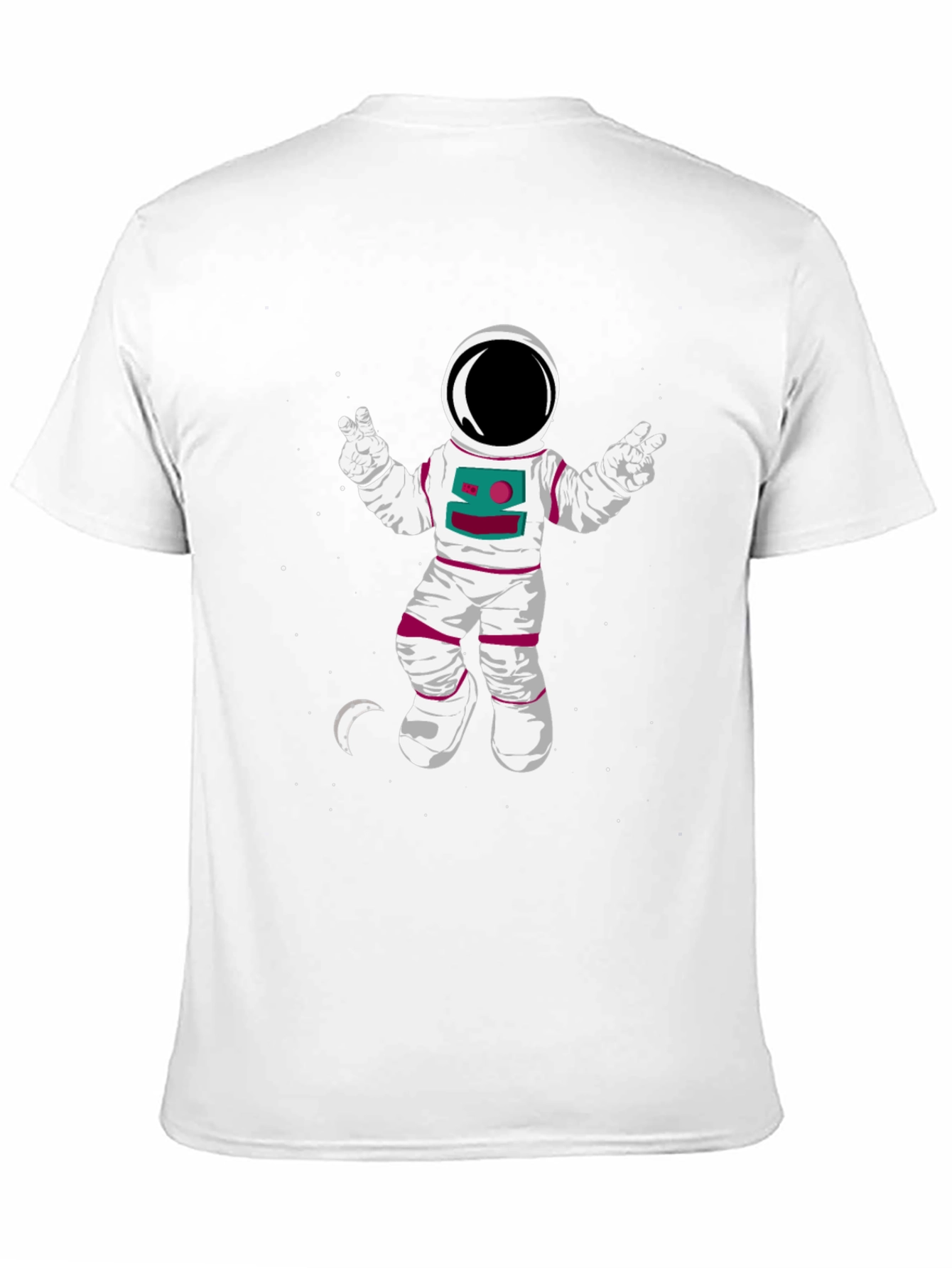 Camiseta Hombre Astronauta Espacial Diseño Divertido