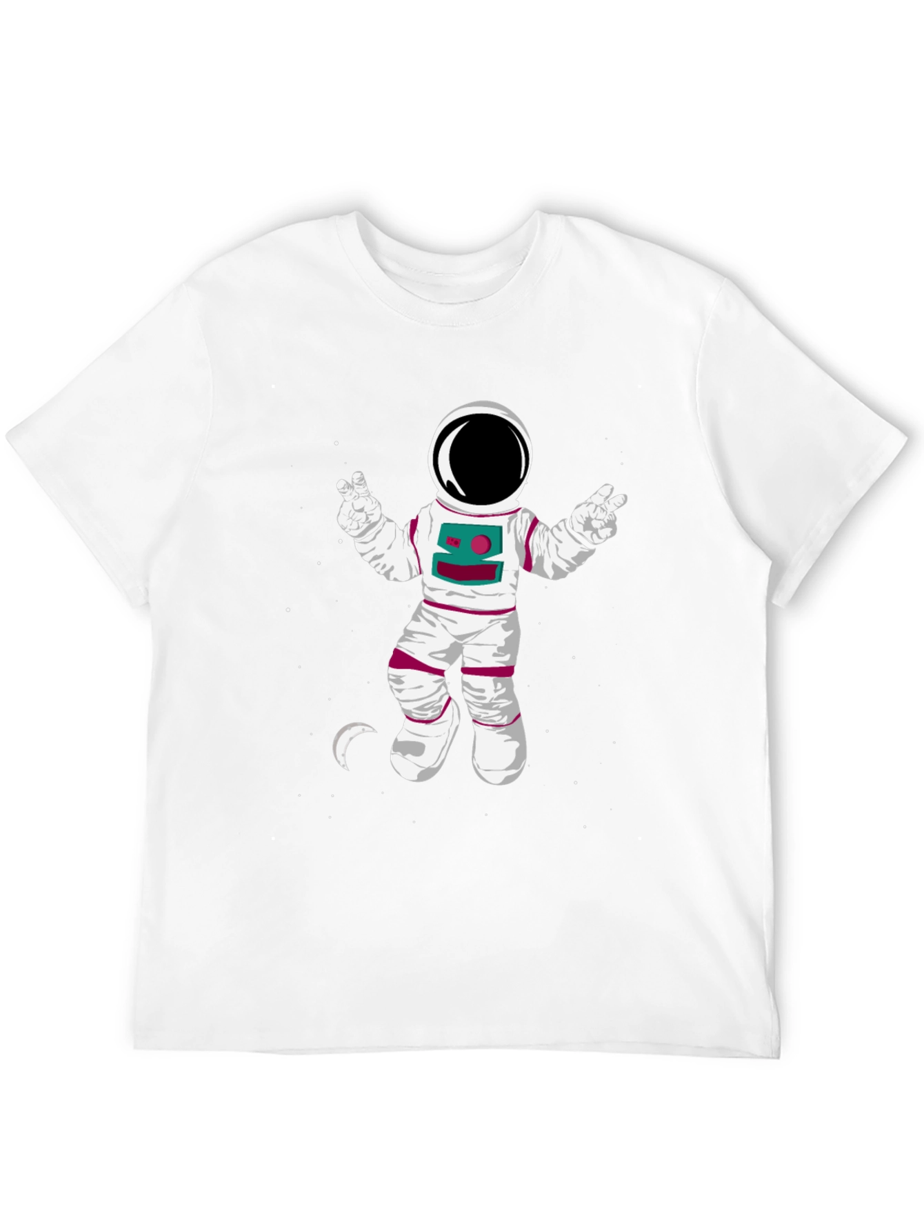 Camiseta Hombre Astronauta Espacial Diseño Divertido