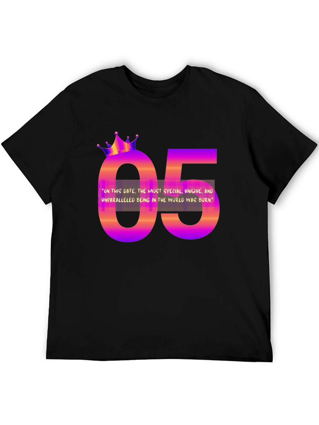 Camiseta 05 Cumpleaños Único