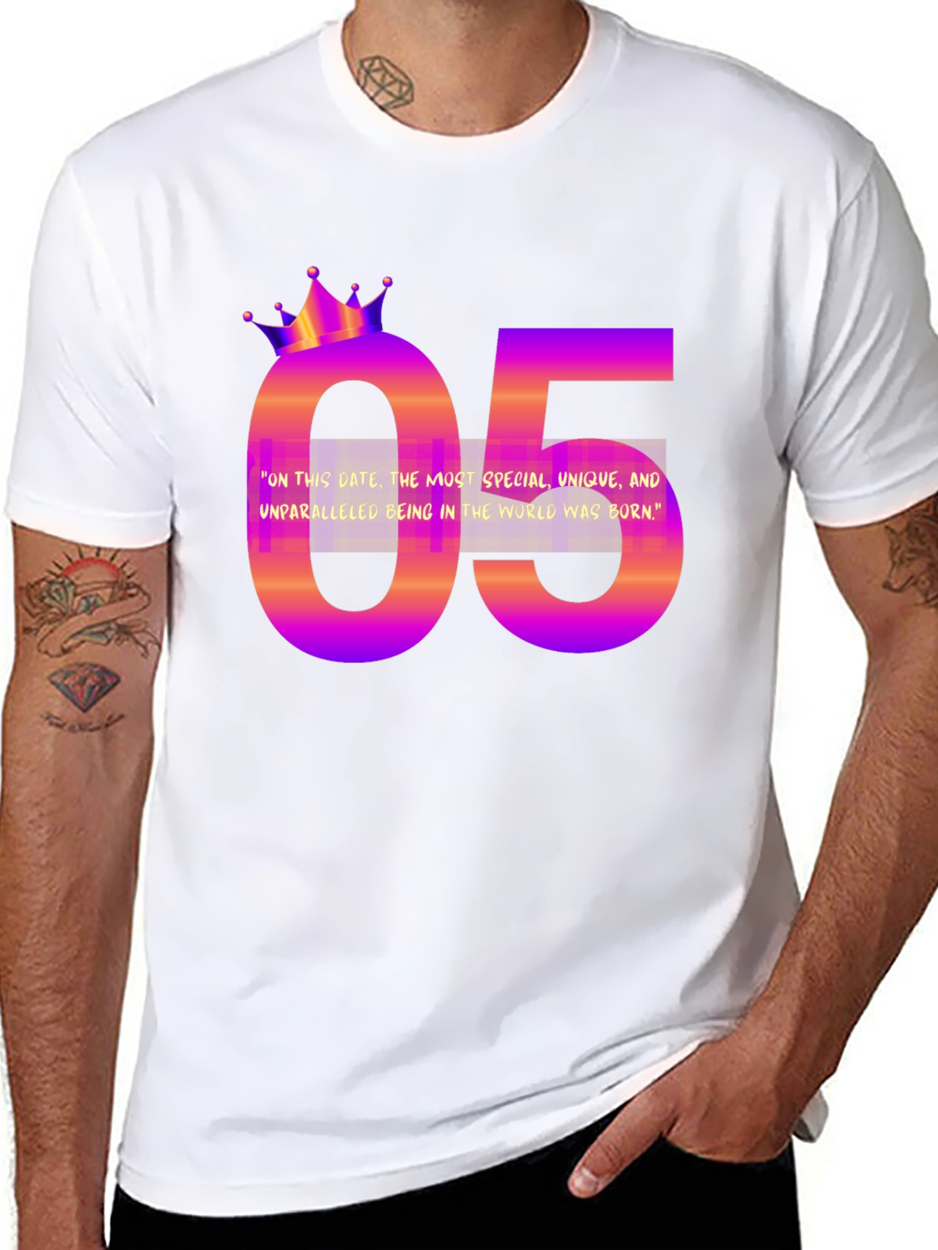 Camiseta 05 Cumpleaños Único