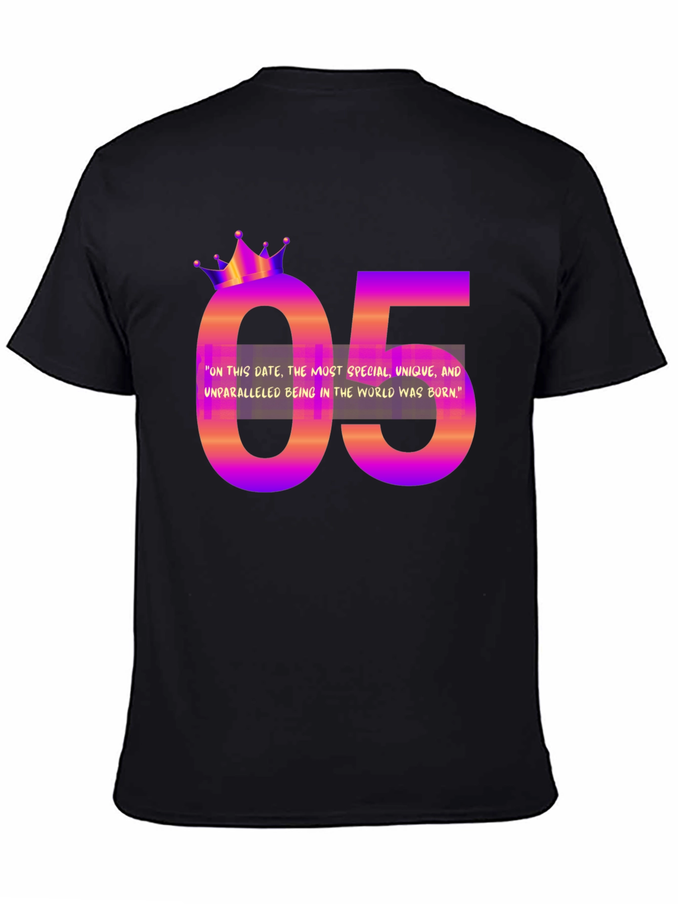 Camiseta 05 Cumpleaños Único