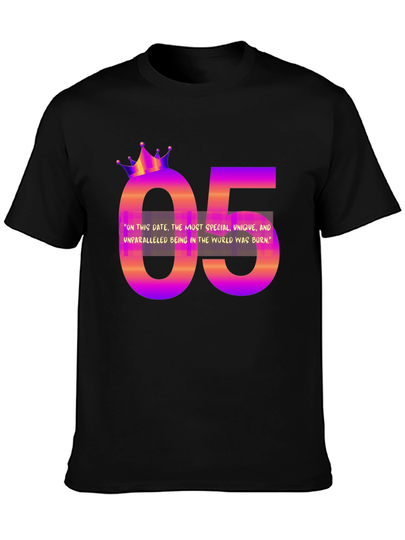 Camiseta 05 Cumpleaños Único