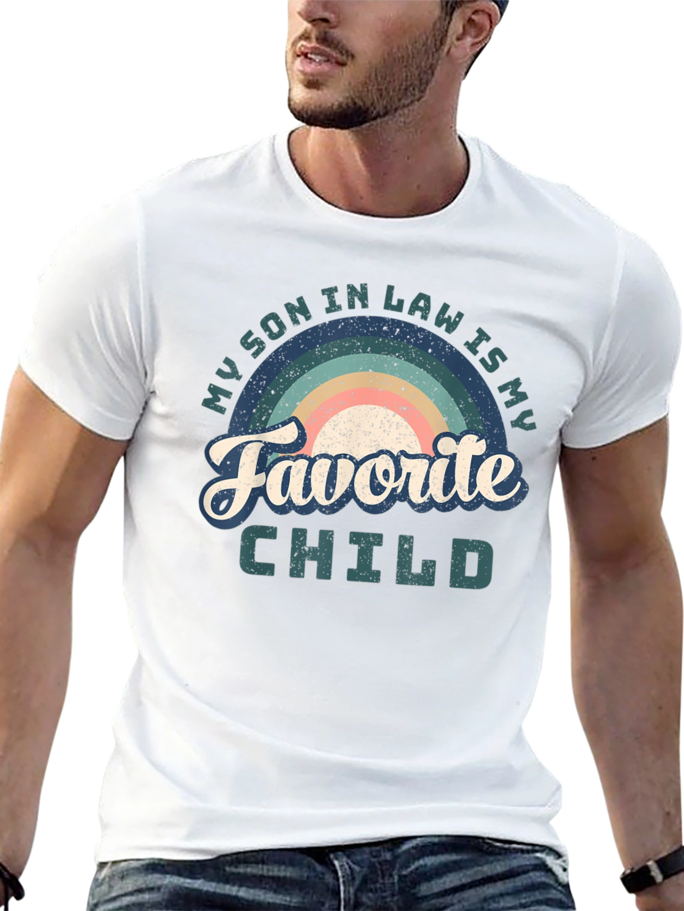 Camiseta Hombre Mi Yerno es mi Hijo Favorito