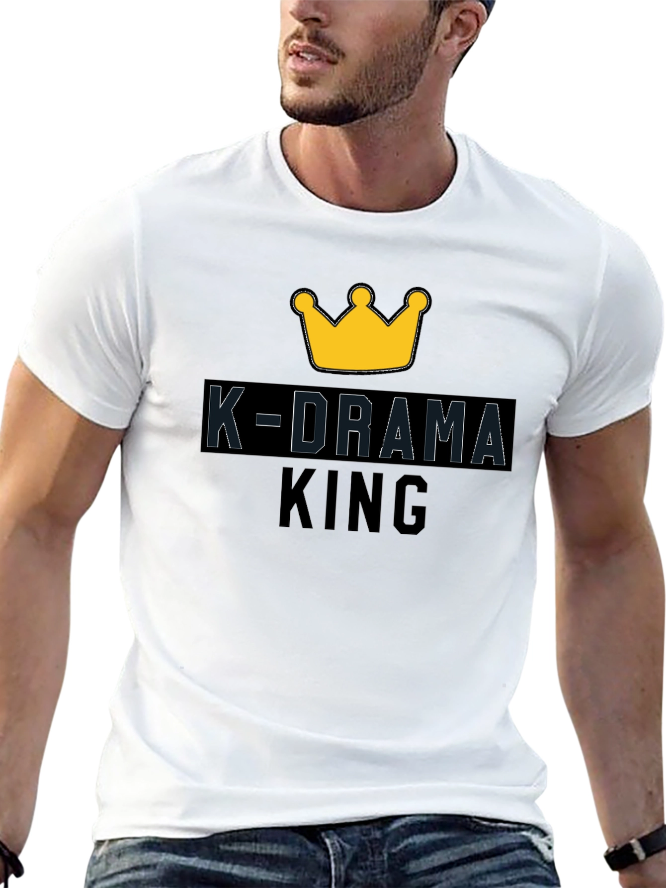 Camiseta Negra K-Drama King