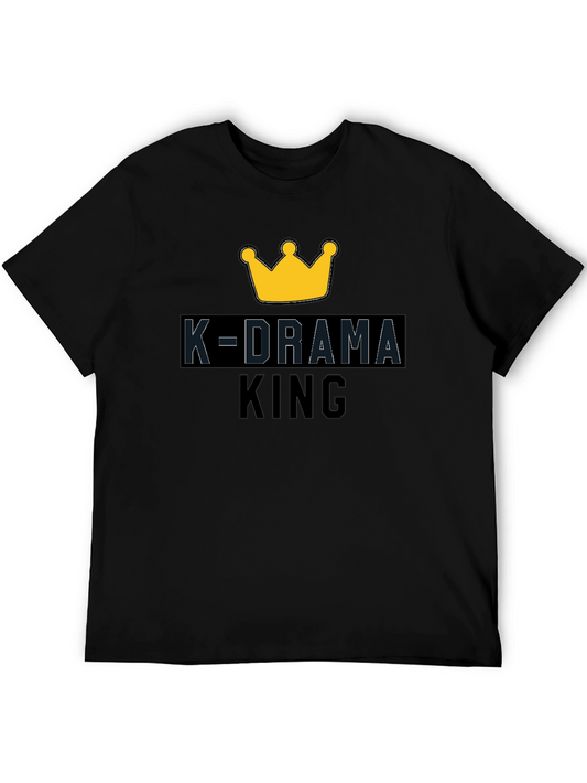 Camiseta Negra K-Drama King