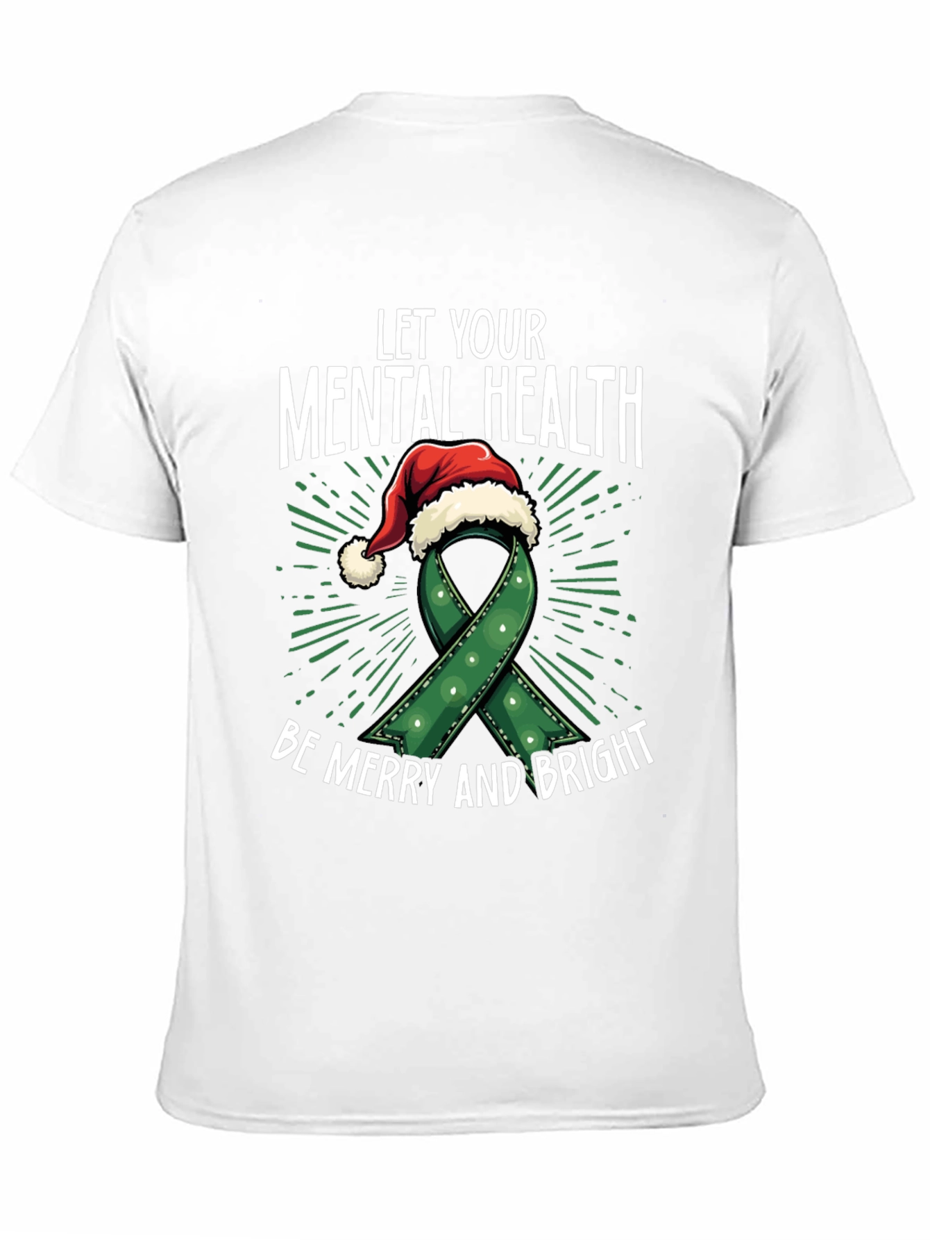 Camiseta Navideña Salud Mental: Alegría y Bienestar