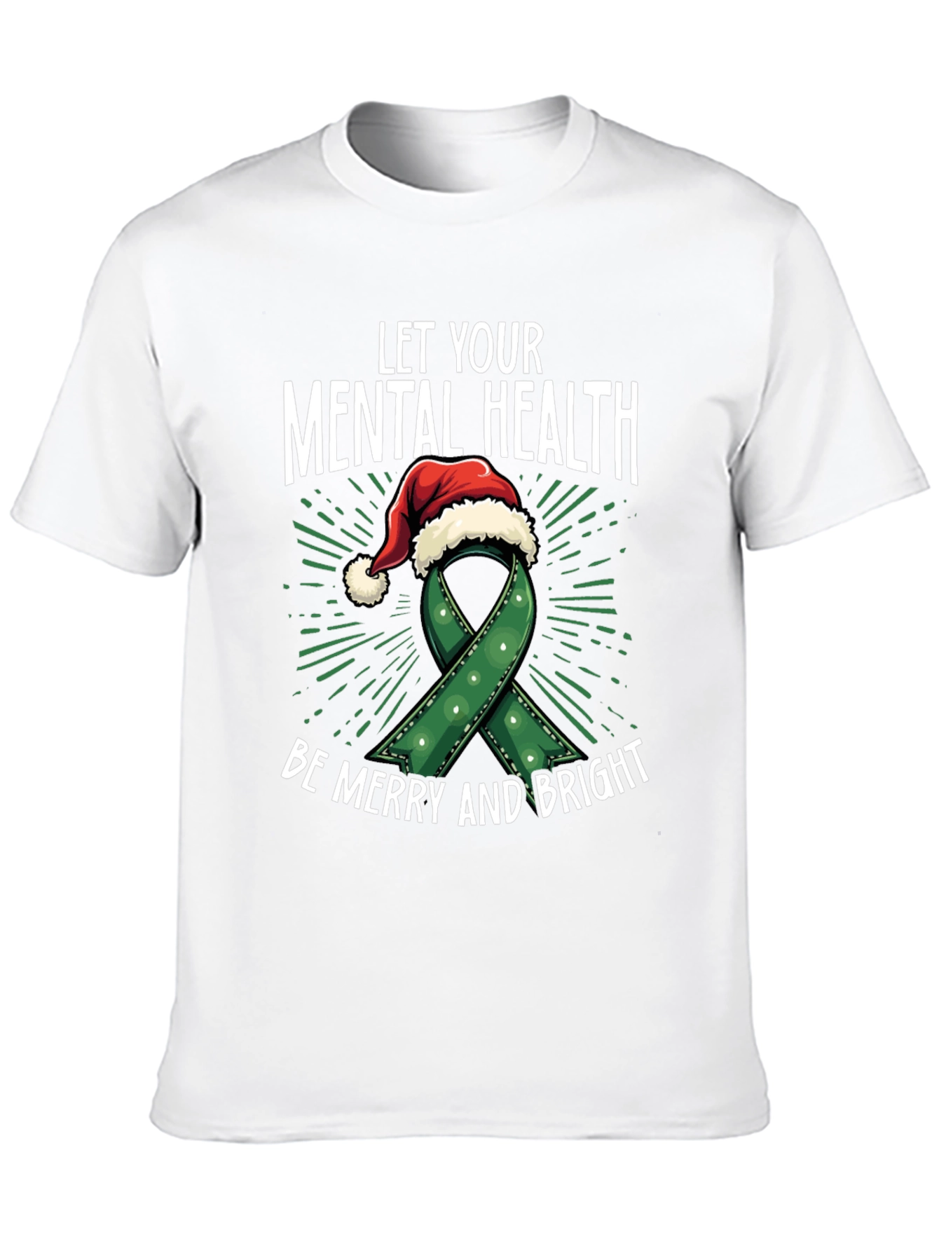 Camiseta Navideña Salud Mental: Alegría y Bienestar