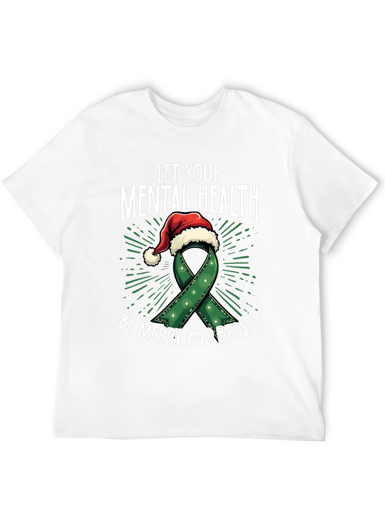 Camiseta Navideña Salud Mental: Alegría y Bienestar