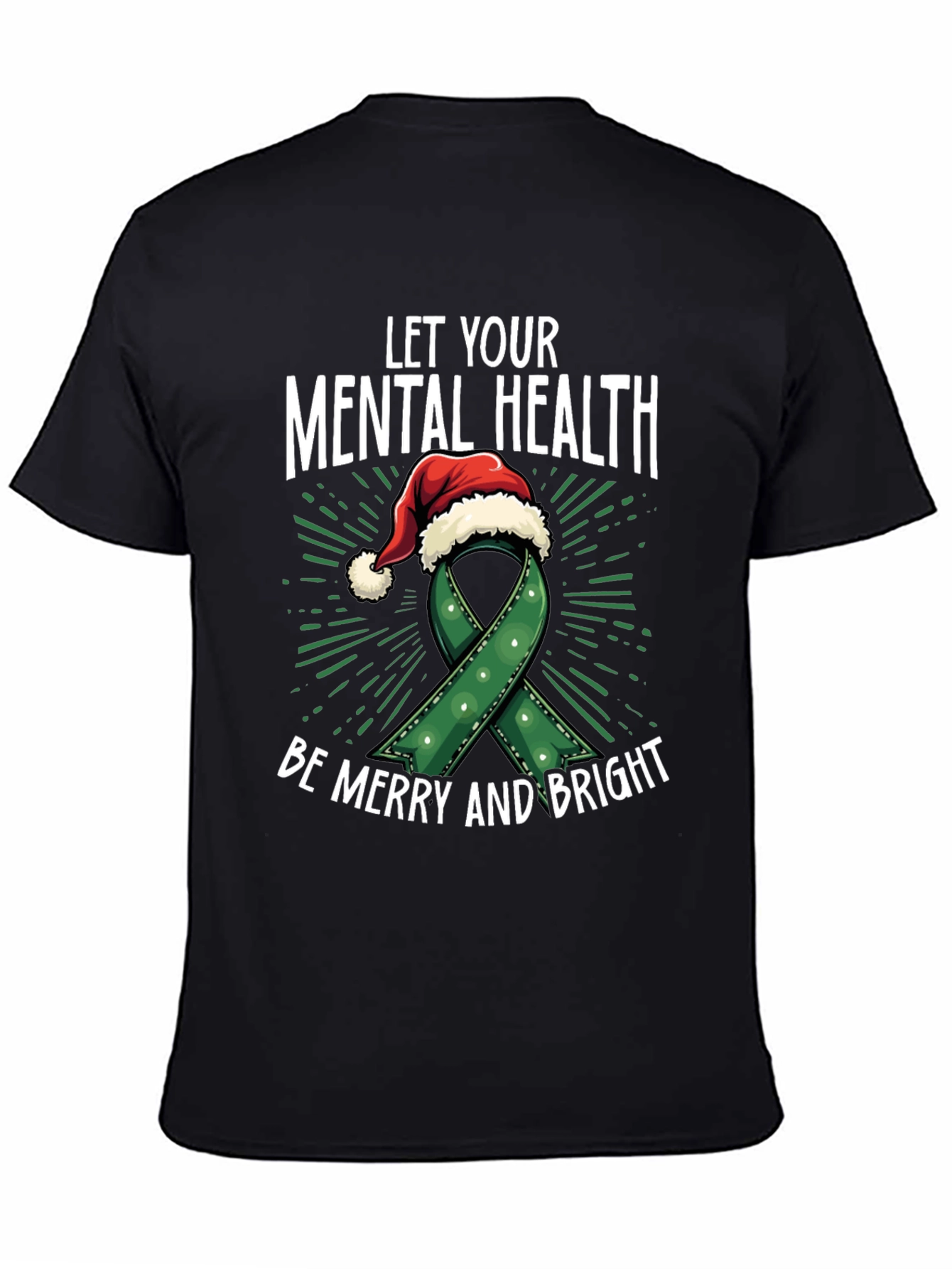 Camiseta Navideña Salud Mental: Alegría y Bienestar