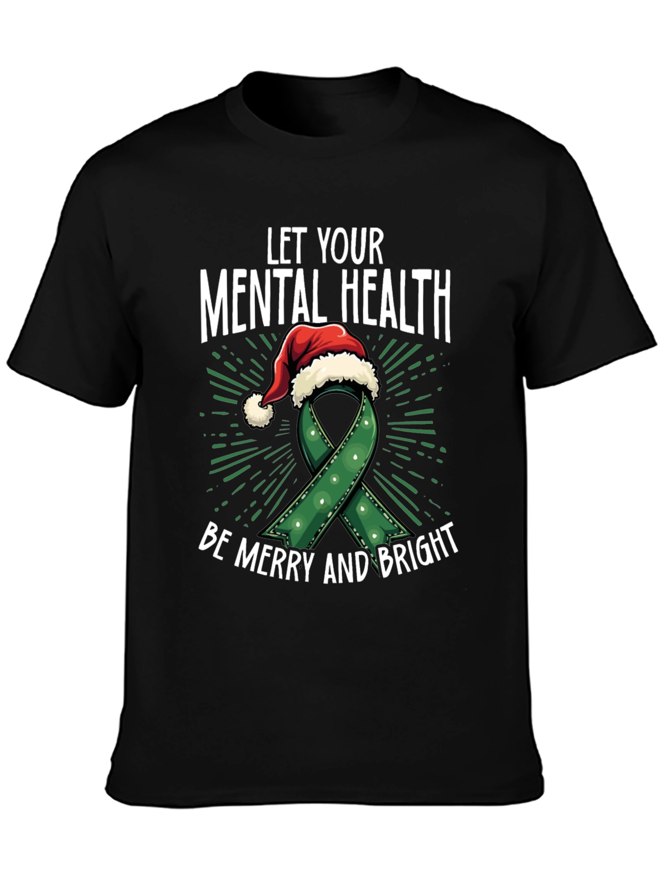 Camiseta Navideña Salud Mental: Alegría y Bienestar