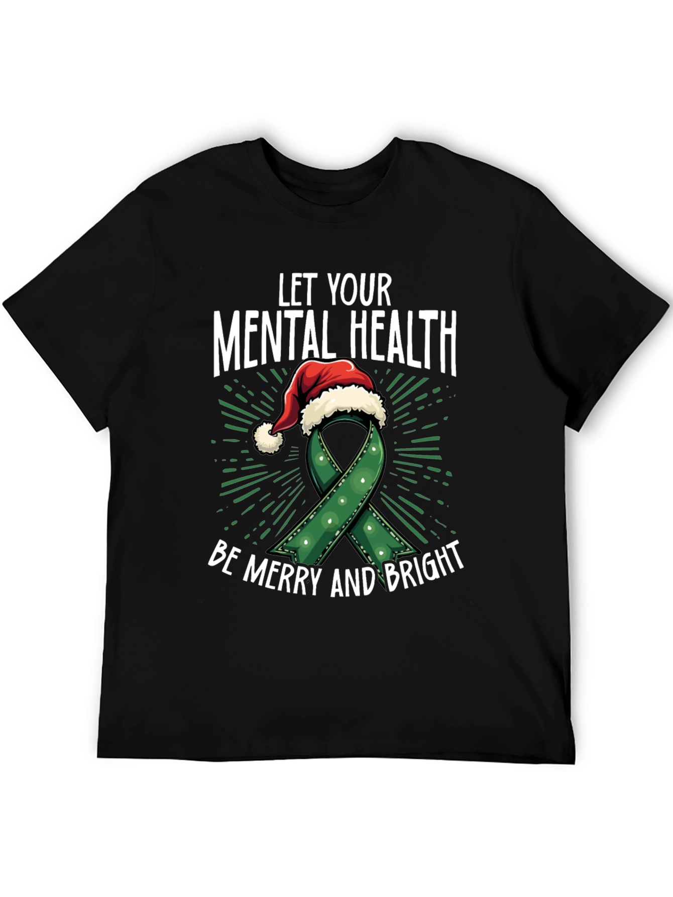 Camiseta Navideña Salud Mental: Alegría y Bienestar