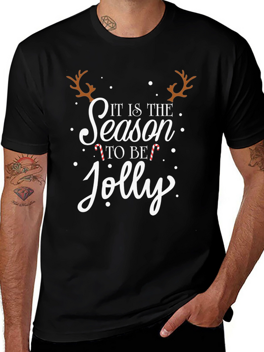 Camiseta Navideña Its the Season to Be Jolly