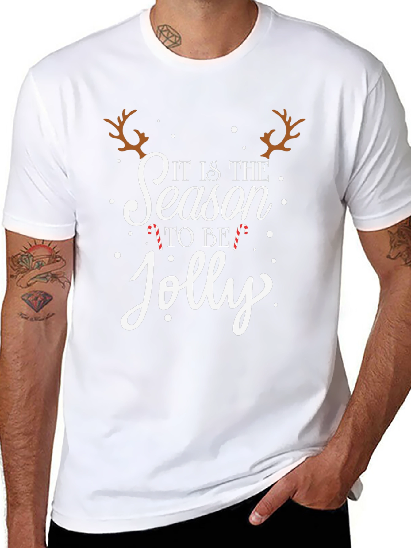 Camiseta Navideña Its the Season to Be Jolly