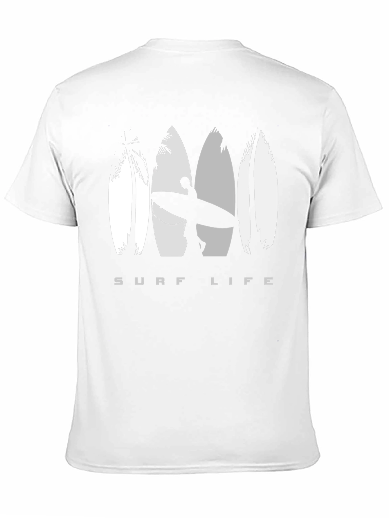 Camiseta Negra Surf Life para Hombre