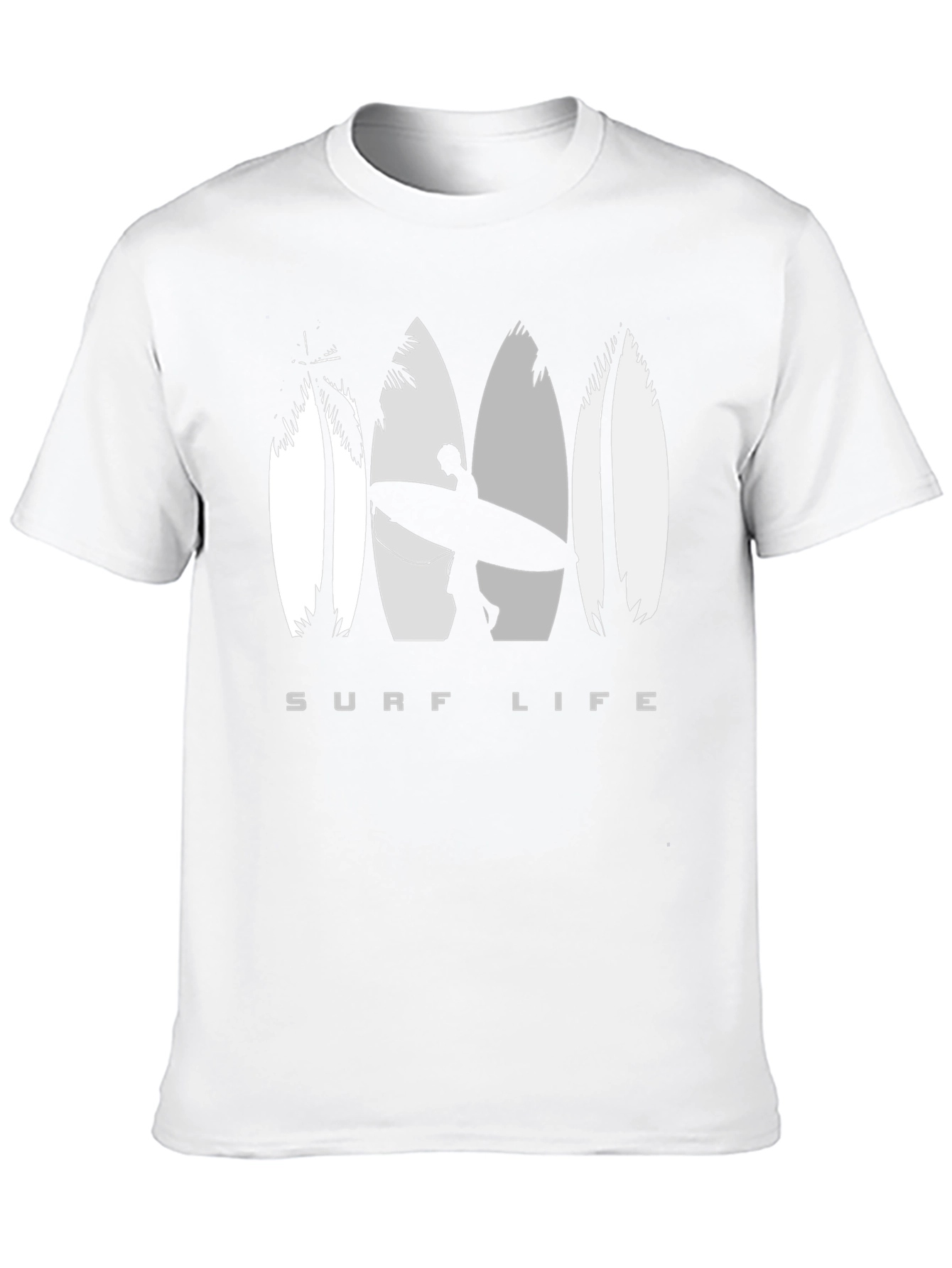 Camiseta Negra Surf Life para Hombre