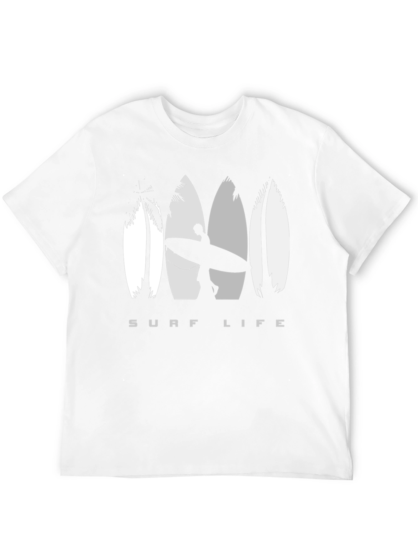 Camiseta Negra Surf Life para Hombre
