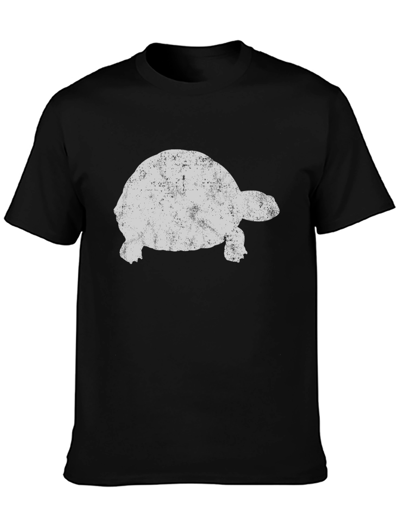 Camiseta Negra con Diseño de Tortuga Retro