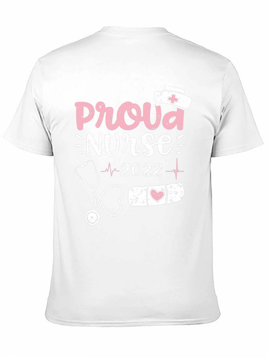 Camiseta Negra de Enfermera Orgullosa 2022