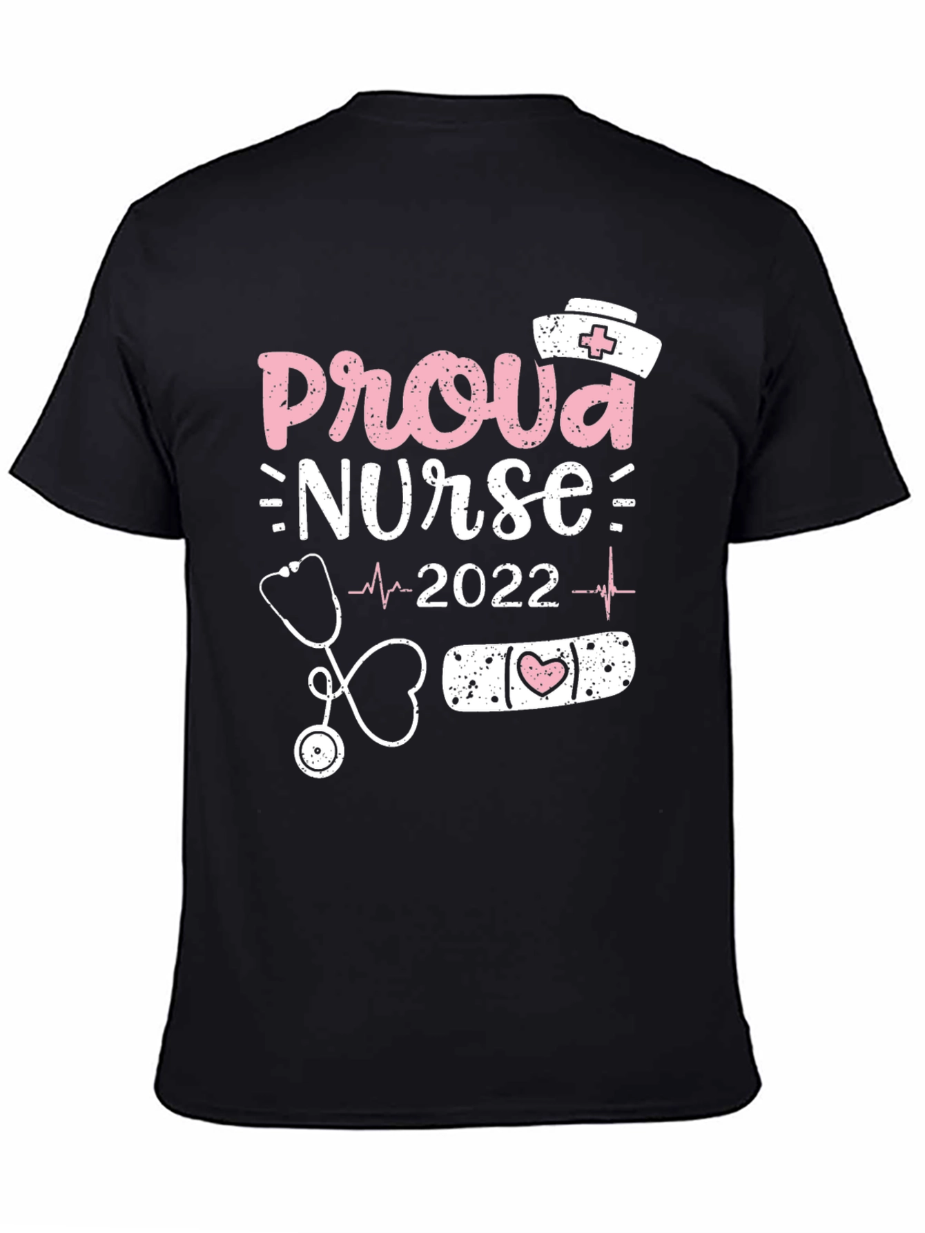 Camiseta Negra de Enfermera Orgullosa 2022