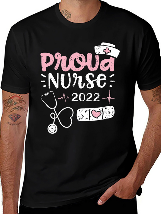 Camiseta Negra de Enfermera Orgullosa 2022