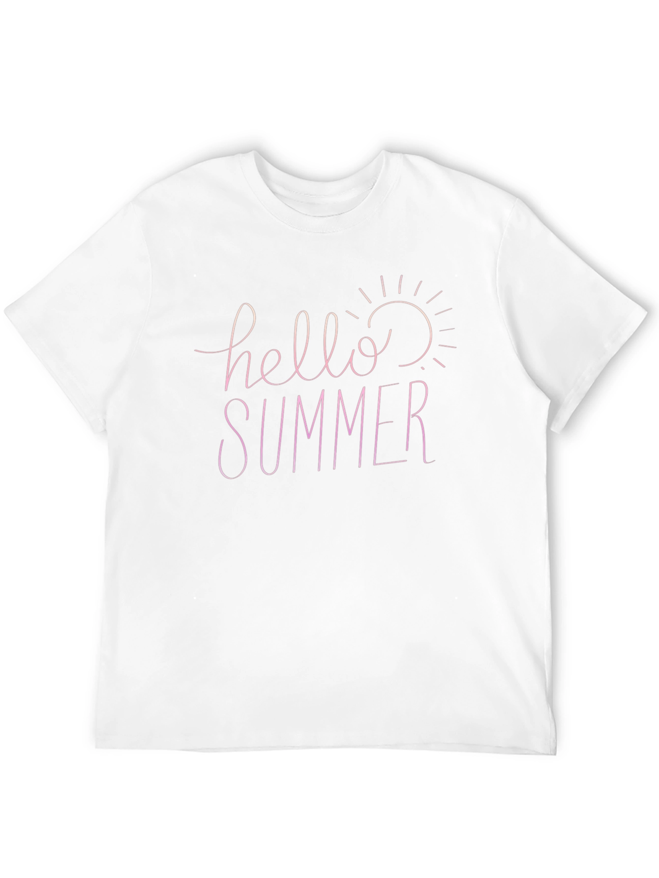 Camiseta Negra de Verano - Hello Summer