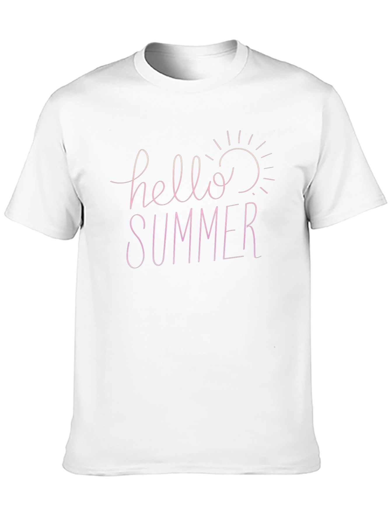Camiseta Negra de Verano - Hello Summer
