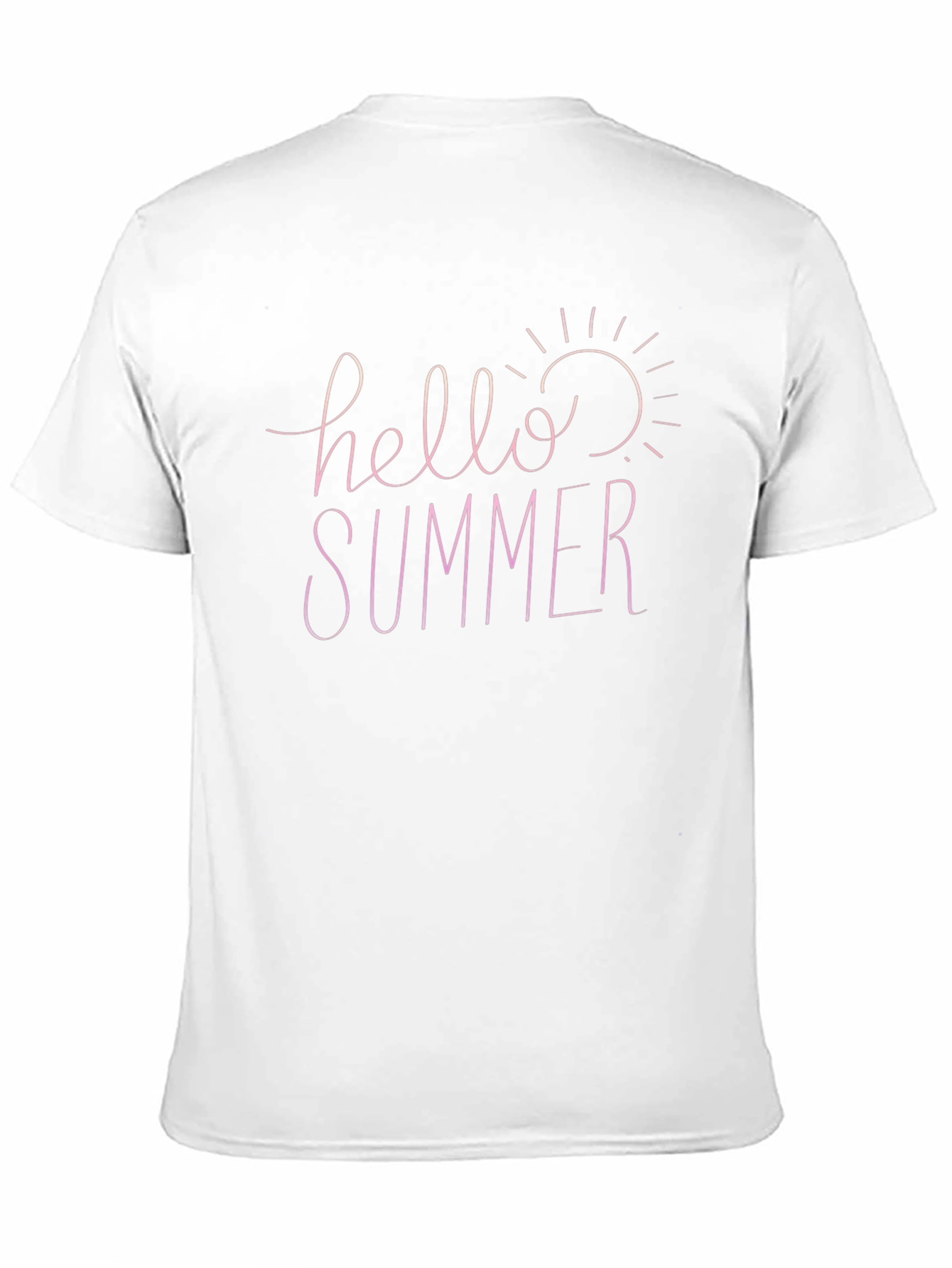 Camiseta Negra de Verano - Hello Summer