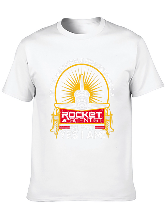 Camiseta Negra: Soy Ingeniero Aeroespacial