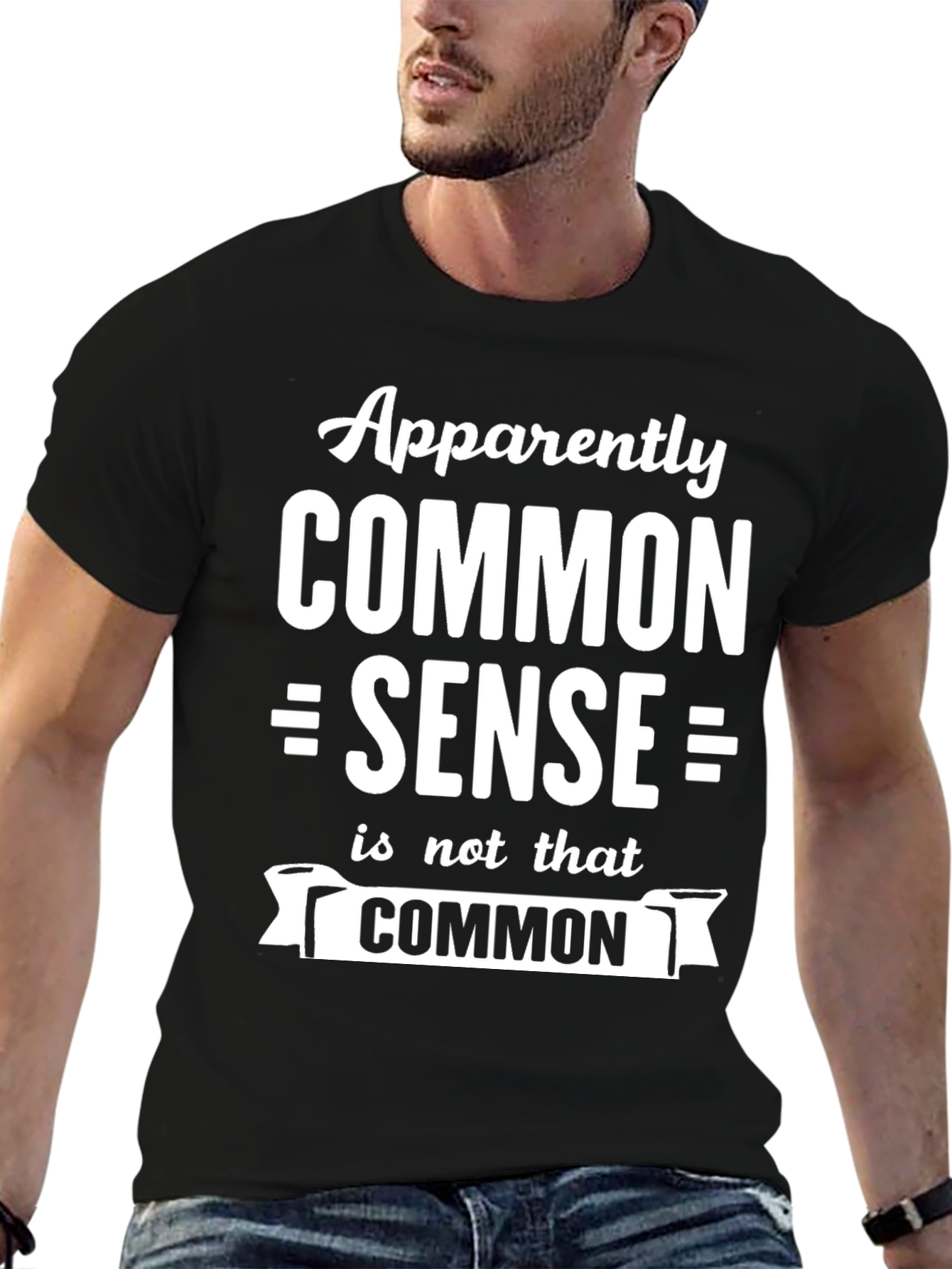 Camiseta Negra: Sentido Común