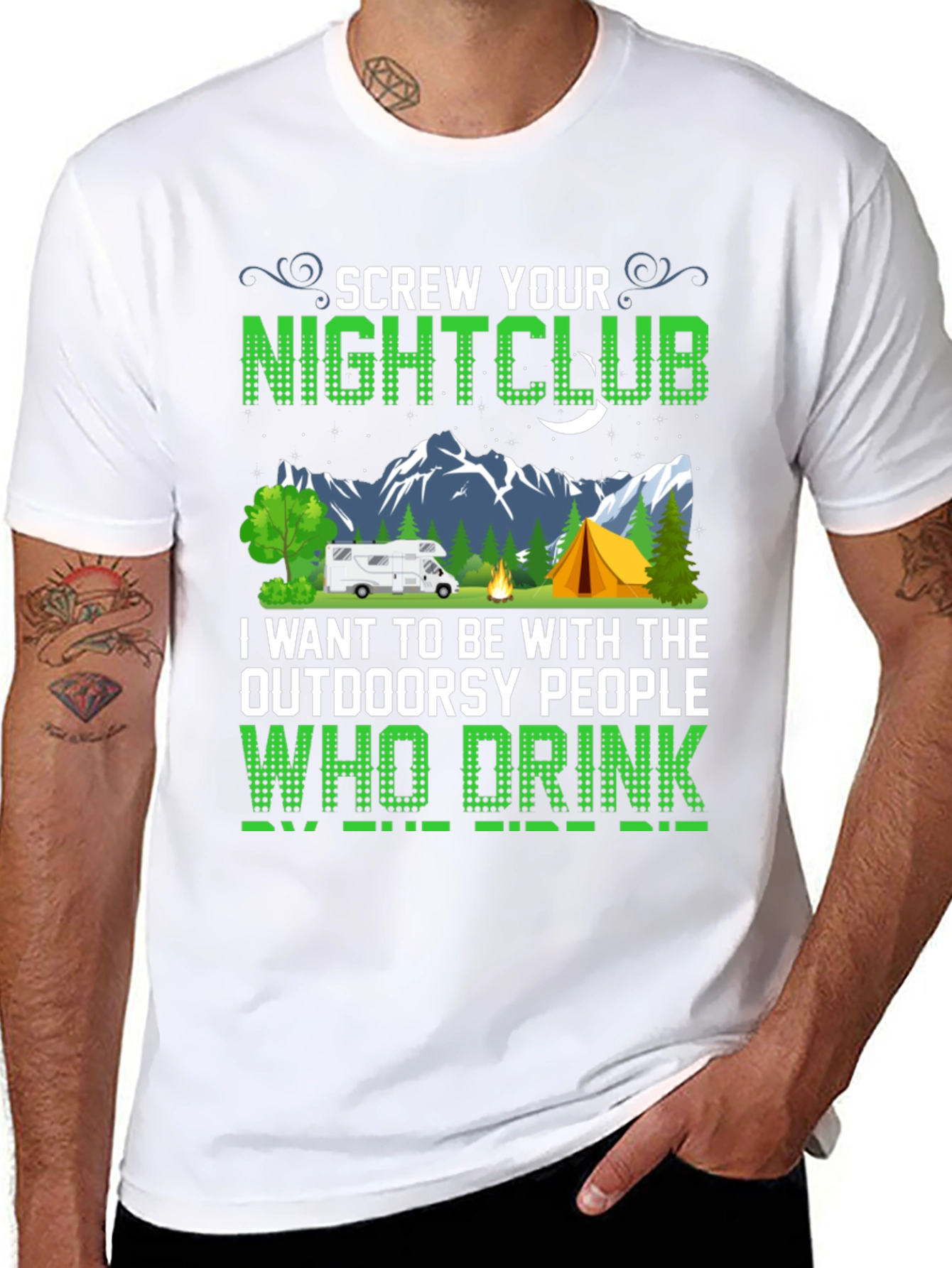Camiseta Negra Screw Your Nightclub