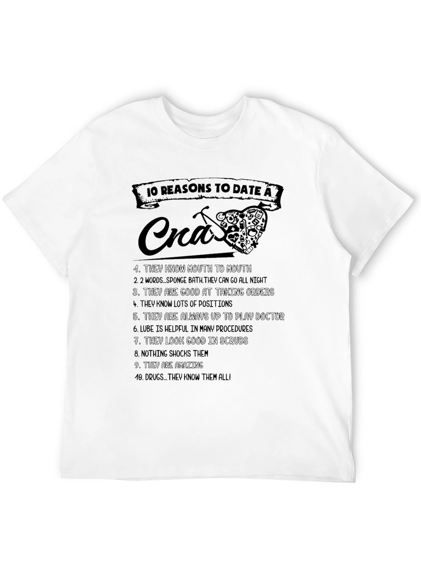 Camiseta 10 Razones para salir con un CNA