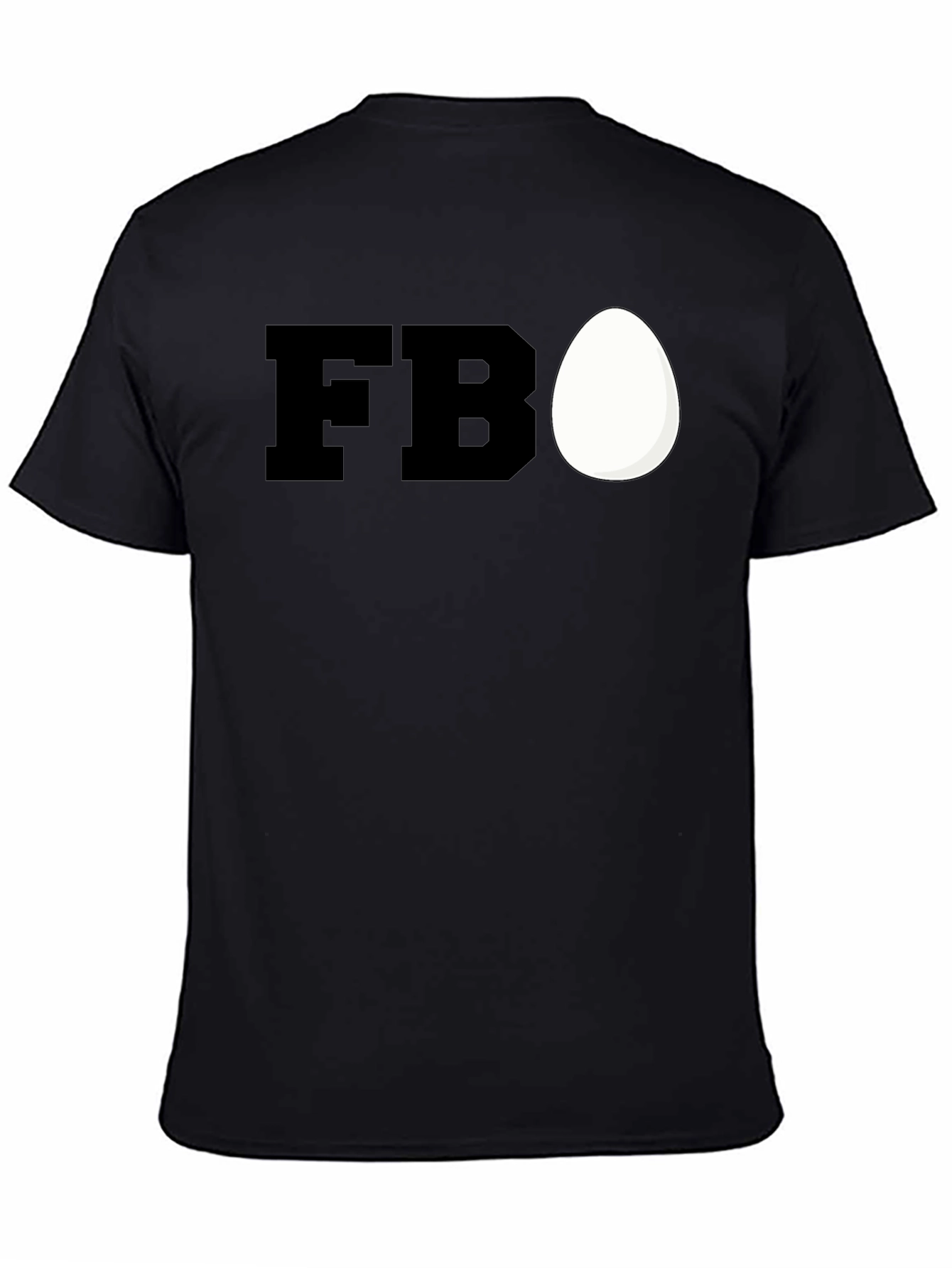 Camiseta Negra FBO Egg