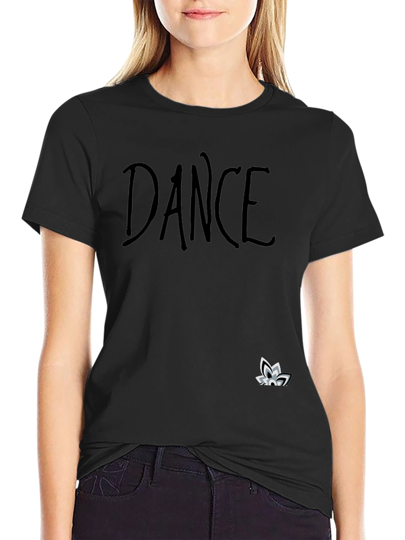 Camiseta Negra Dance para Hombre
