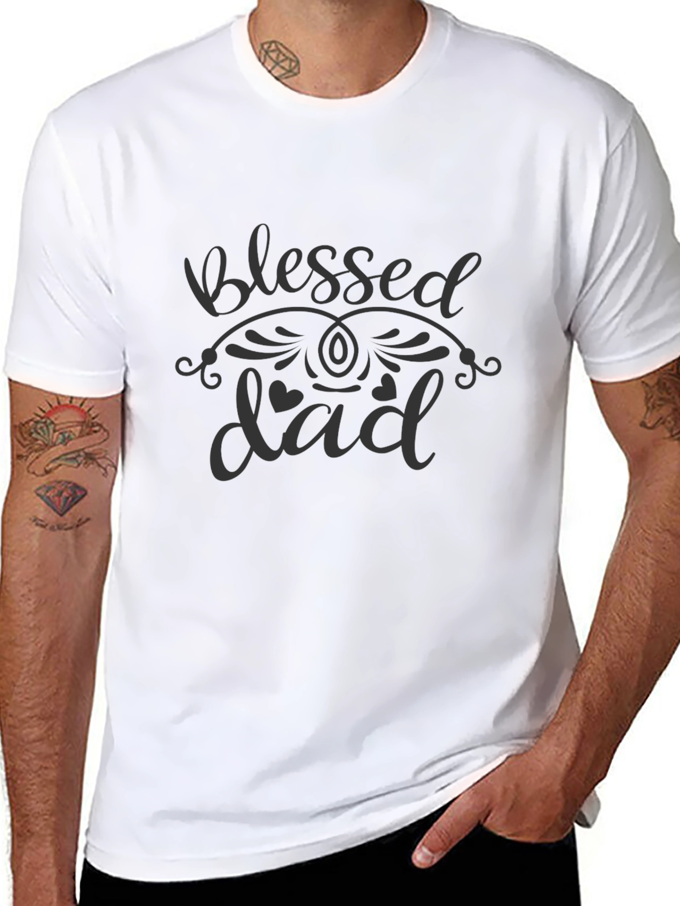 Camiseta Negra Blessed Dad